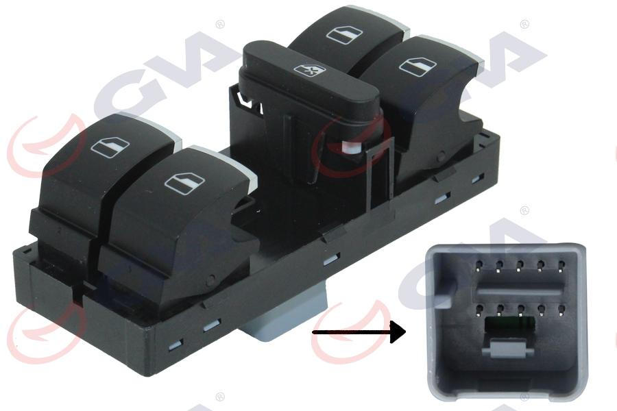 CAM AÇMA ANAHTARI SOL GOLF 6 (09-12)-JETTA (11-17)-PASSAT (10-14)-TIGUNAN (08-18)-TOURAN (10-15)- AMAROK (11-16) - GVA - OEM 5K4959857A