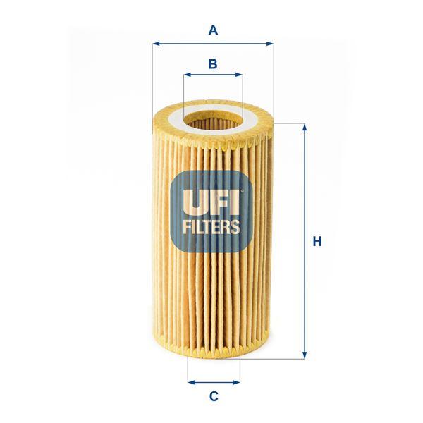 YAG FILTRESI AUDI A4-A6-A7-Q7 3.0TDI 15=> AMAROK 3.0TDI 4 MOTION - UFI - OEM 9A719840520