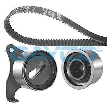 TRİGER KAYIŞ SETİ (EKSANTRİK SETİ) TOYOTA COROLLA 1.3L 4E-FE (enjeksiyonlu) EE111 99-00 (1 KAYIŞ + 2 RULMAN) (124x26) - DAYCO - OEM 1356819106