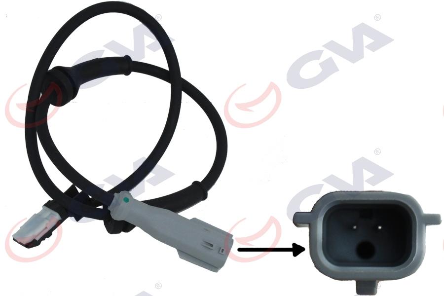 ABS SENSORU ARKA SOL RENAULT KANGOO II 08> MERCEDES CITAN W415 12> . - GVA - OEM A4159053100
