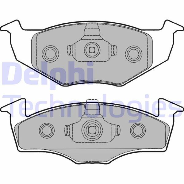 FREN BALATASI ON (141MM) POLO FABIA 01- - DELPHI - OEM JZW698151E