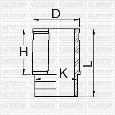 MOTOR GÖMLEĞİ P205-P309-P405B (XU9 JAZ-M/J1-XU5M/JPZ-XU 7JPK) (83.00 ÇAP) STD - YENMAK - OEM 9410198780