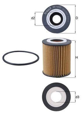 YAĞ FİLTRESİ ASTRA L 21> CORSA F 19> P208-P301-P308-P408-P508-P2008-P3008-P5008-EXPERT-PARTNER-BERLINGO FOCUS 17> COURER 17> ECOSPORT 17> PUMA 20> KUGA 20> CONNECT 17> C3-C4 CACTUS-C4-C-ELYSEE-JUMPY 1.5 BlueHDI DOBLO 24> - MAHLE - OEM 1680682480