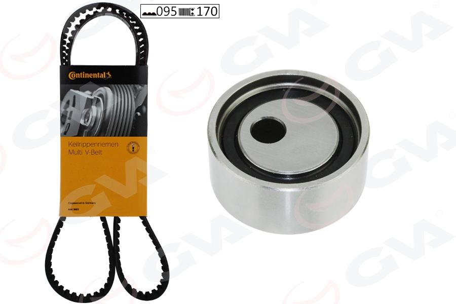 EKSANTRİK GERGİ KİTİ RENAULT CLIO I 90>98 R19 88>95 MEGANE I 96>99 (095x170) 1.2-1.4-1.6 - GVA - OEM 7701472726
