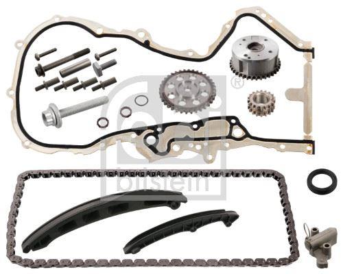 EKSANTRİK ZİNCİR SETİ (KOMPLE) VOLKSWAGEN EOS GOLF V-VI POLO IV PASSAT AUDI A1 A3 SEAT IBIZA TOLRDO SKODA FABIA OCTAVIA 1.4 TSI  1.6 FSI 07- BLF CAXA BLP BAG - FEBI - OEM 03C109158A