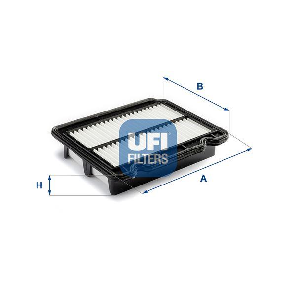 HAVA FİLTRESİ CHEVROLET KALOS 1.2L 1.4L B12S1 F14D T200 02-> / AVEO 1.2L 1.4L F14D SEDAN T250 T255 06-> - UFI - OEM 96536696