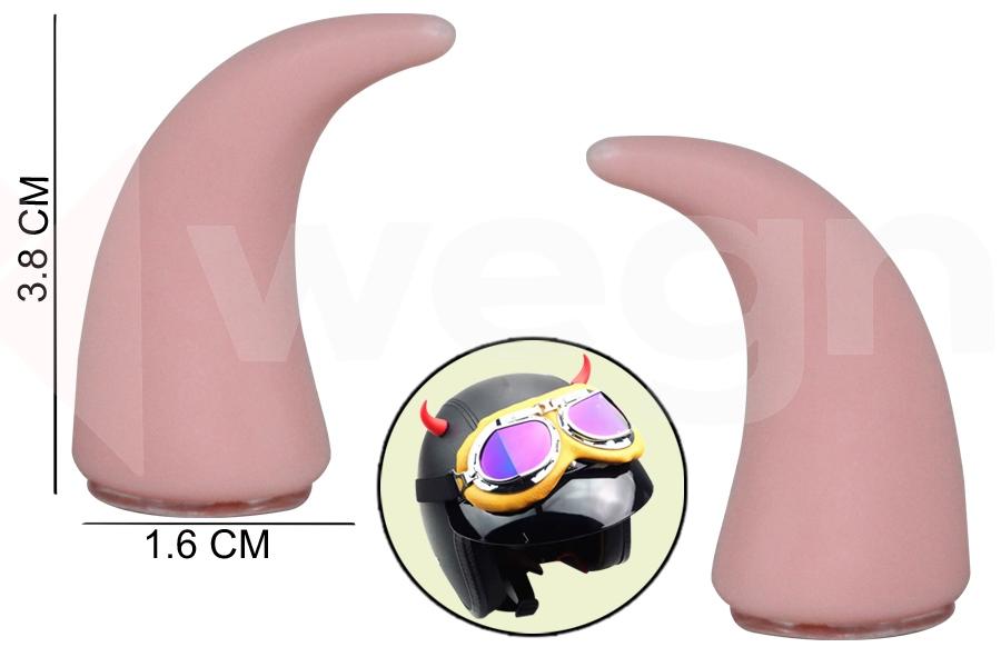 DİREKSİYON VE KASK ÜSTÜNE TAKILAN BOYNUZ APARATI(PEMBE) - WEGNA - OEM AKSESUAR
