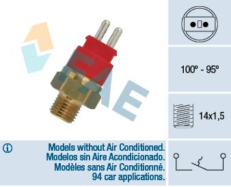 RADYATOR FAN MUSURU MERCEDES M102 M103 M111 OM601 W201 W124 W140 W463 - FAE - OEM A0065454024