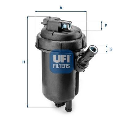 YAKIT FILTRESI ASTRA H-ZAFIRA B 1.9CDTI 2005-> (OE) - UFI - OEM 813042