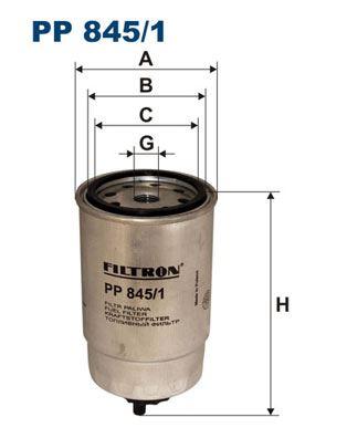YAKIT FİLTRESİ DUCATO 1.9D-1.9TD-2.4D-2.4TD-2.5D (82-02)- PUNTO 1.7D-1.7TD (94-00)- TRANSIT 2.4D - FILTRON - OEM 1909142