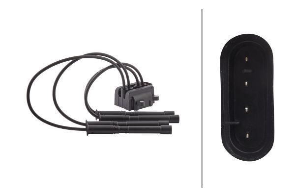 ATESLEME BOBINI BUJI KABLOLU RENAULT CLIO II TWINGO KANGOO SYMBOL 1.2 16V D4F 01> - HELLA - OEM 8200084401