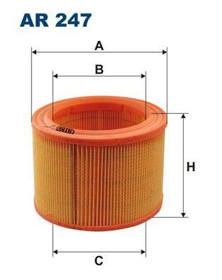 HAVA FİLTRESİ BERLINGO (96-)- P.306 (98-01)- PARTNER (96-)- XSARA (97-00) 1.8D - 1.9D - FILTRON - OEM 1444.F5