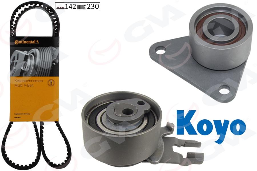 EKSANTRİK GERGİ KİTİ VOLVO C30-C70 I-II-S40 II-S60 I-S70-V40-V50-V70-XC70 2.4-KUGA-MONDEO-FOCUS 2.5 ( UZUN GERGİ ) - GVA - OEM 1726568
