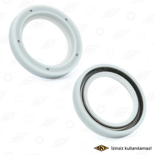 KRANK ÖN KEÇE SLİKONLU 8mm R12 (35x50x8) - SKT - OEM 7703087075