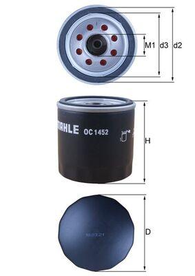 YAĞ FİLTRESİ FOCUS IV 17> KUGA III 19> 2.0 ECOBLUE - MAHLE - OEM 2279222