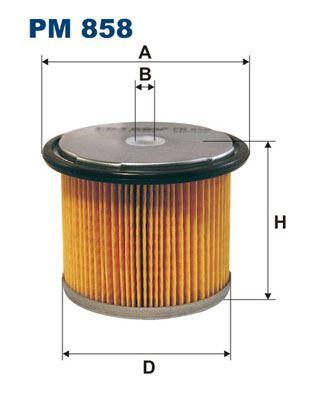 YAKIT FİLTRESİ PARTNER-BERINGO-EXPERT-JUMPY-P205-P306-P309-P405-P406-P806-XSARA-ZX-BX-XANTIA-EVASION-C15 1.7-1.8-1.9 D (XUD7-XUD7T-XUD9A) (DİZEL) - FILTRON - OEM 1606451188