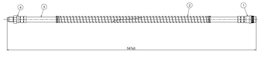 ON FREN HORTUMU PEUGEOT P306 99- - CAVO - OEM 480663