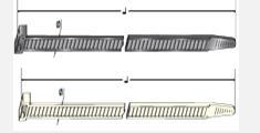 (4621570) KABLO BAĞI (CIRT KELEPÇE) 7.8 X 450 MM PK=100 AD (SİYAH) - MTA - OEM 4621570