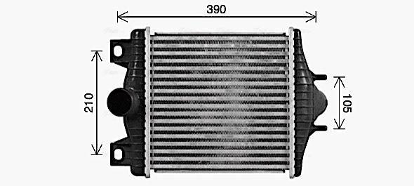 TURBO RADYATORU SAG SOL 448DT 306DT R.R 4 VOGUE L405 12> R.R SPORT 2 L494 13>17 - KALE - OEM LR036432