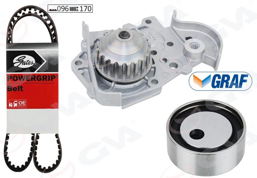 DEVİRDAİMLİ EKSANTRİK GERGİ KİTİ RENAULT CLIO II 01>KANGOO 97>MEGANE 96> DACIA LOGAN 04> SANDERO 08> SOLENZA 04> 1.4-1.6(E7J-K7J-K4M) - GVA - OEM 7701472725