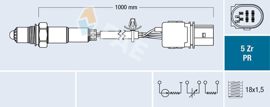 OKSIJEN SENSORU ASTRA H Z13DTH - FAE - OEM 93185159