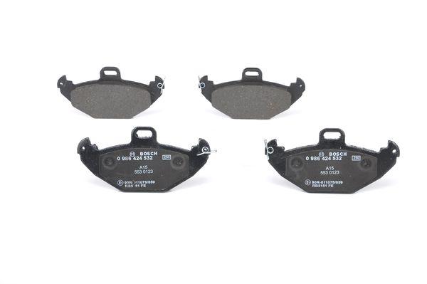 FREN BALATASI ARKA WVA 21965 LAGUNA I 93-01 ESKI NO.. 0986TB2337 - BOSCH FREN BALATA - OEM 8671016192