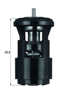 TERMOSTAT (KOMPLE) BORA-CADDY II-III-GOLF III-IV-V-POLO-CORDOBA-IBIZA-FABIA-OCTAVIA-LEON-TOLEDO II - MAHLE - OEM 032121110B