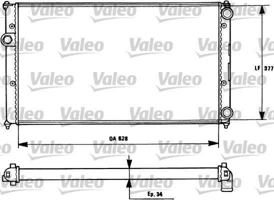 MOTOR SU RADYATORU (E.NO:231265) CADDY 1.4i (AEX) 1.6i (1F) 1.9D (1Y) 96--> KLIMALI - VALEO - OEM 6K0121253M
