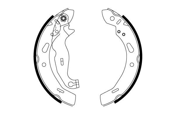 ARKA PABUÇ BALATA FIESTA VI 1.25-1.4-1.6TDCİ 08>MAZDA 2 1.3 1.4 1.5 1.6MZR 08>(200x32) - TRW - OEM 8V512200AD