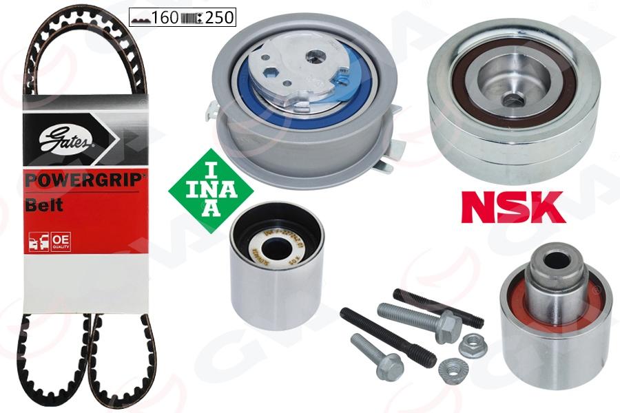 TRİGER SETİ CRAFTER-T6-A3-JETTA-CADDY-POLO-PASSAT 1.6-2.0 TDI CAYB/C/D-CAAB/C-CKUB-CFFB-CFWA-CAGA - GVA - OEM 03L198119A