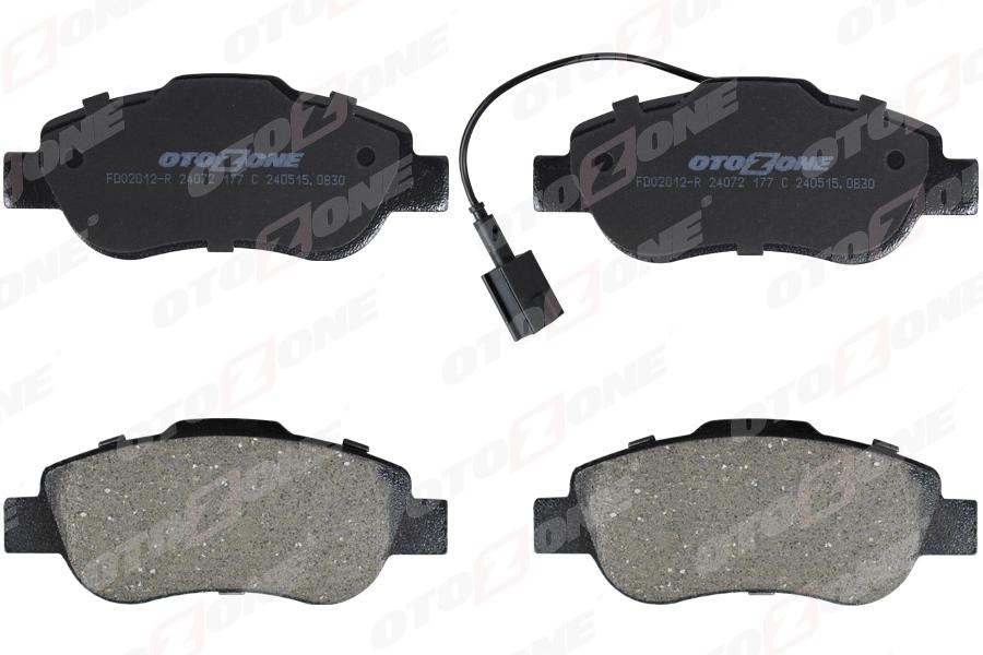 ÖN BALATA DOBLO 1.3-1.6-1.9 JTD 02=> FIORINO 1.3-1.4 MTJ 08=> FIAT 500 1.4 07=> - OTOZONE - OEM 7364636