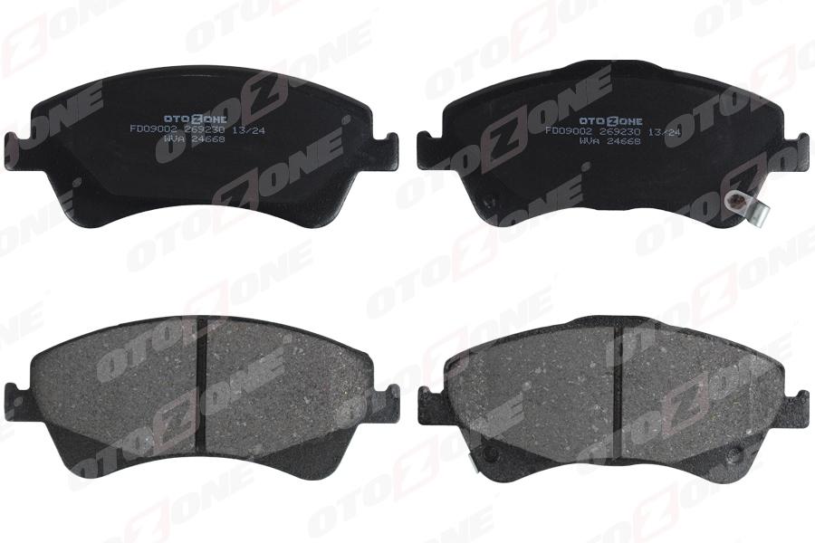 ÖN FREN BALATA TOYOTA AVENSIS 1,6L 1ZR-FAE ZRT270 benzinli 09-> 1,8L 2ZRFAE ZRT271 09-> 2,0L ADT270 AZT270 09-> / VERSO 1,6L 1ZRFAE ZGR20 09 -> - OTOZONE - OEM 0446502190
