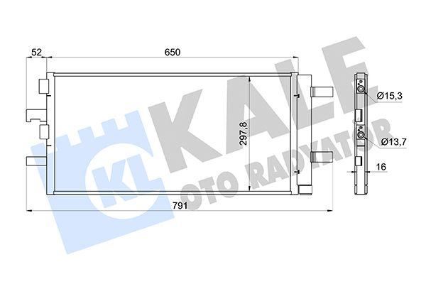 KLIMA RADYATORU BMW F40 F44 F45 F46 F48 F39 MINI COUNTRYMAN F60 - KALE - OEM 64539271207