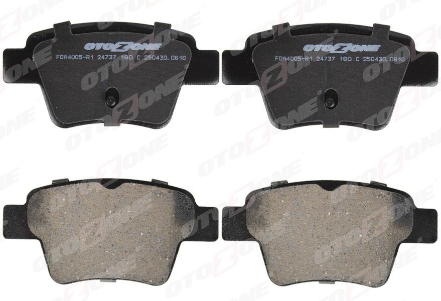 ARKA FREN BALATASI PEUGEOT P307 00> P307 SW 02> P307 CC 03> P207 06> CITROEN C4 04>08> KÜÇÜK TİP - OTOZONE - OEM 4254.19