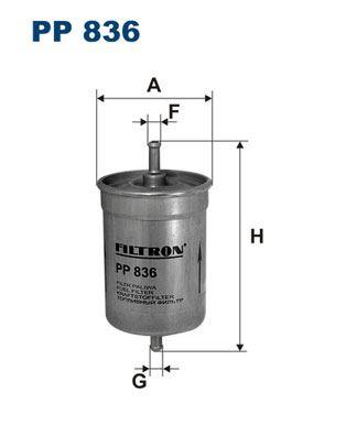YAKIT FILTRESI CLIO-R9-R11-R19-R21-SAFRANE-P806-TRAFIC-MASTER-IBIZA-I-GOLF3-MALAGA-E21-E30-E36-E34-E32 - FILTRON - OEM 7700680167