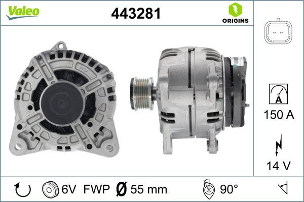 ALTERNATOR KASNAGI RULMANLI- RENAULT 15 DCI - VALEO - OEM 8200992211