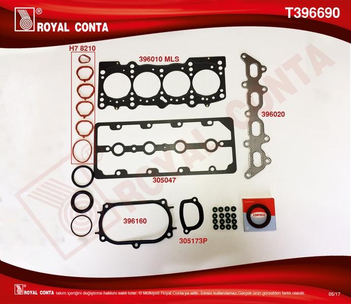 UST TAKIM CONTASI REINZ KECELI PALIO 1.2 16V 80HP - ROYAL - OEM 71739160