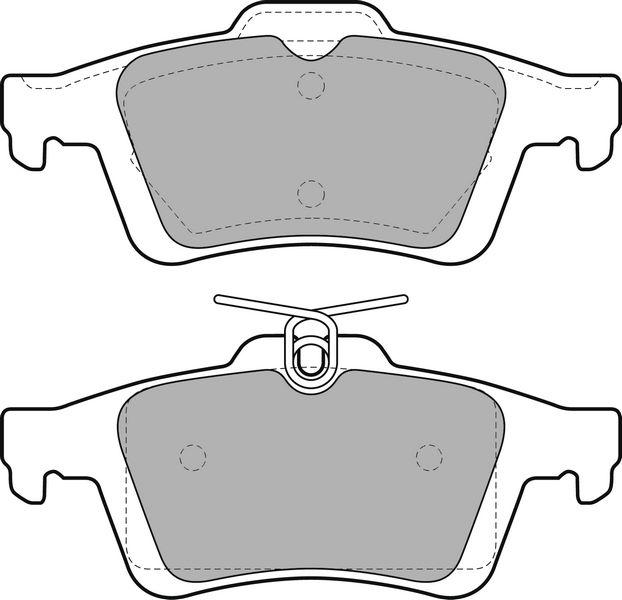 ARKA BALATA FOCUS II CMAX 03> CONNECT 02> LAGUNA III 07> OPEL VECTRA C 02> SIGNUM 03> CITROEN C5 08> PEUGEOT P508 10>18 - VALEO - OEM 3M512M008AC