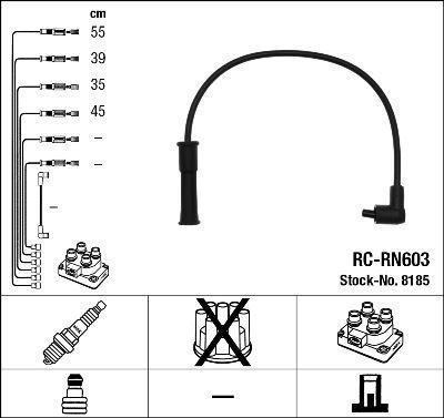 BUJİ KABLOSU CLIO-TWNG 1.2 (D7F) - NGK - OEM 7700874109