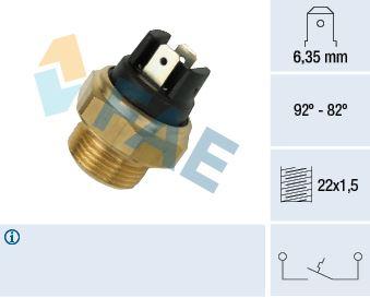 FAN MÜŞÜRÜ KABLOSUZ 92C-82C EM R9-R11 FLAŞ-FIESTA II-P205-P505-P305-C15-CORSA A - FAE - OEM 7700640353