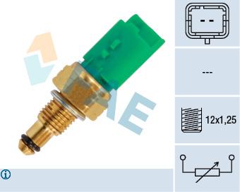 MAZOT POMPA SICAKLIK MUSURU CLIO KANGOO MEGANE 1.5DCI K9K-3008-307-308-407-5008-C4-C5 2.0HDI - FAE - OEM 7701206904