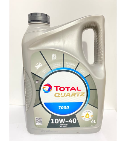 MOTOR YAĞI QUARTZ 7000 10W40 3B 4 LİTRE - TOTAL