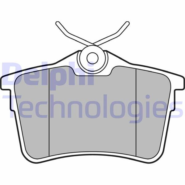 FREN BALATASI ARKA (87MM) PASSAT 307 MEGANE II PARTNER TEPE - DELPHI - OEM 425429