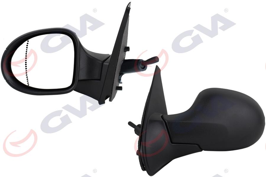 DIŞ DİKİZ AYNASI SOL SYMBOL THALIA 08> MEKANİK+ASFERİK VM-6124-AL - GVA - OEM 7701070379