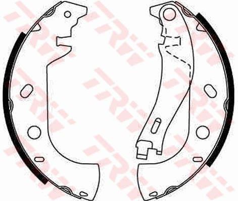 ARKA FREN BALATASI PABUC MAREA-ALBEA-PALIO WEEKEND 1.2/1.4/1.6/1.9 96> - TRW - OEM 9947939