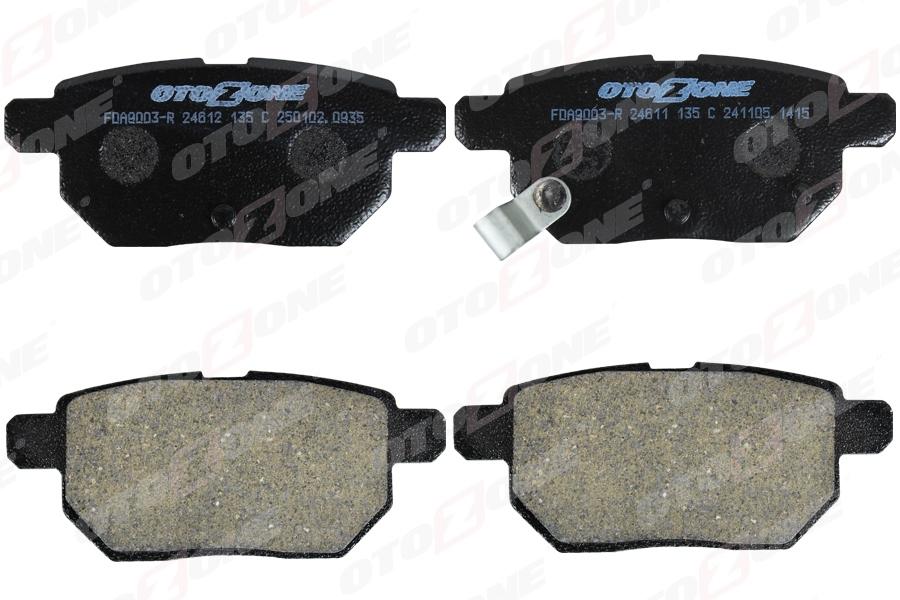 ARKA FREN BALATA TOYOTA AURIS. COROLLA 1.6L 1ZR-FE ZRE151 07-11 / 1.33L 1NR-FE NRE150 6 vites 10-> - OTOZONE - OEM 0446612130