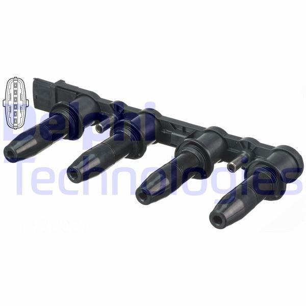 ATESLEME BOBINI ASTRA H 1.6 1.8 04=> CORSA D 1.6T 97=> MERIVA 1.6 1.8 1.6T 05=> VECTRAC 1.6 1.8 06=> - DELPHI - OEM 1208021