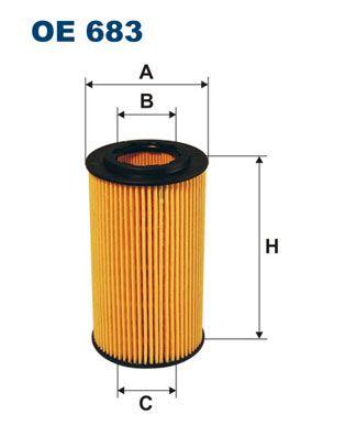 YAĞ FİLTESİ HONDA ACCORD 2.2L N22A1 dizel (CN1 kasa) 04-08 - FILTRON - OEM 15430RBDE01