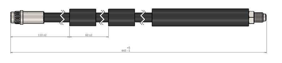 ON FREN HORTUMU 410MM PEUGEOT P307 CITROEN C4 00- - CAVO - OEM 4806A0