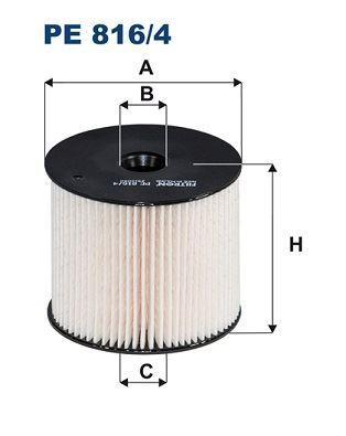 YAKIT FİLTRESİ PARTNER-BERLINGO-206-307-406-807-C5-C8-JUMPY-XANTIA-XSARA-SCUDO-EXPERT 2.0HDI - FILTRON - OEM 1906.77
